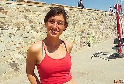 Sexercise – Sexy Sporty Spanish teen 18+ Julia Roca Fuck